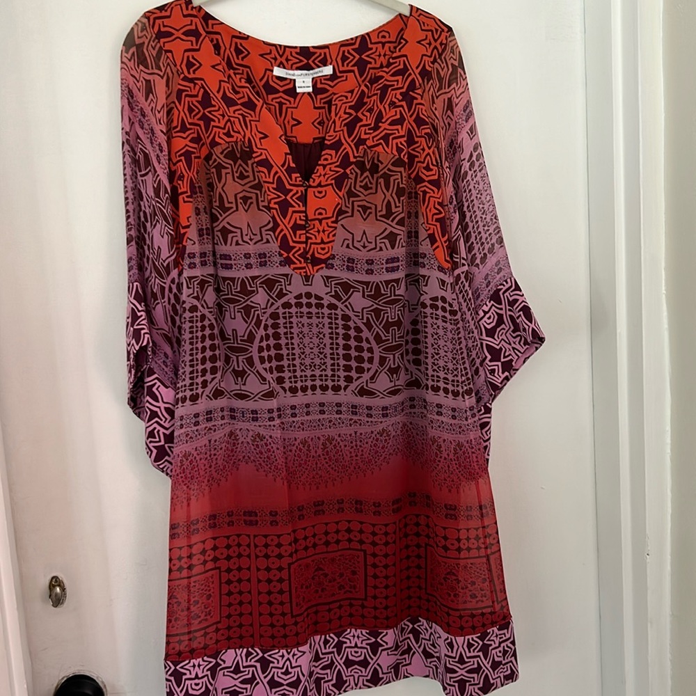 Diane Von Furstenberg Silk Shift Dress